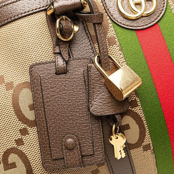 Pre Loved gucci Ophidia Duffle Bag Women brown | brown Luggage - Picture 8 of 8